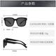 Bai Xiaoshe's myopia sunglasses [gloss black polarized glasses] Glasses driving sunglasses to prevent bright light