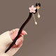 Romantic cherry blossom hairpin for women, high-end antique style step-shaping tassel wooden hairpin, simple hairpin, Hanfu hairpin, pink flower tassel-wooden hairpin