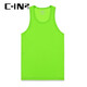 C-in2 Frühlings- und Sommer Neues Produkt Herrenweste dünne weiche Sportfitness Schweiß-absorbierende untere ärmellose T-Shirt Männer 1006GH Rose Rot 673 s