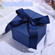 HKDF high-top hat men's summer mesh breathable large head circumference suitable for round face baseball cap summer sun protection sun protection baseball cap Dark blue [gift box] Large size 60-65CM