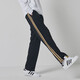 Adidas trousers men's autumn loose breathable straight pants running sports windproof casual pants black gold (classic) S