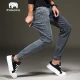 Farmans jeans men's 2023 spring slim-fit pants men's small feet elastic casual men's pants fashion trend men's clothing