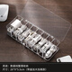 Haofanjie Mobiltelefondaten Kabelspeicherbox Ladekasten Desktop Organisation Kabel Box Drahtkasten Stromkabel Speicherartefakt 8 Gitter mit Abdeckung Transparent Modell 1 Pack