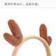 Chenghu Snail Winter Winter warmes Ohr süßes Geweih Ohrdecke Stirnband Ohrdecke Plüsch Ohr Cover Ohrhörer -Ohrhörer Weihnachtsgeschenk Khaki Antlers Style Erwachsener pro Größe