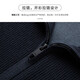 杉杉（SHANSHAN）含羊毛针织衫男士开衫毛衣外套男秋季新款中青年商务休闲男装衣服 黑藏青 【华夫格 混纺抗起球】 M(170/88A)