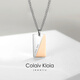 Colaivkloia necklace for men and women, double color matching fashion clavicle chain, titanium steel pendant, Valentine's Day birthday gift for boyfriend and girlfriend XL0108-double color matching necklace