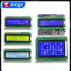 DZQJ LCD1602A 12864 LCD display 5V solder header IIC/I2C module blue yellow green gray yellow screen 3.3V LCD liquid crystal adapter board (1 piece)