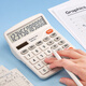 Comix Dual Power Desktop Office Calculator 12-Bit großer Bildschirm Desktop Computer Office Stationery Supplies TMC-837 Orange White
