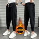 Yingzhen new trendy versatile Harun small feet pants casual pants men's tying feet nine-point pants trendy brand pants men's Korean style work pants Z829-zipper M Recommended 95-110Jin [Jin equals 0.5 kg]