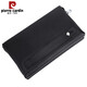 Pierre Cardin/Pierre Cardin brand deer leather men's handbag genuine leather business men's clutch soft leather large capacity fashion boutique handbag men's bag new style black deer leather clutch [235*140*70mm]
