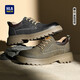 Hailan Home Hla Hla Men's Zapatos casuales zapatos de trabajo bajo zapatos de cuero casual HAAGZM3DAL125 Caki 40