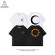 Iosn King of Fighters KOF Anime Kurzärärmelte T-Shirt Street Fighter Yagami Kusaki Kyoko Arcade Game cos 2d periphere Kleidung Kurzärärmelte-a12808-Front Brustmarke Rückenblack S 160-165cm/90-110jin [Jin Equals 0,5 kg] kg]