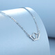 Saturday Fortune (ZLF) PT950 platinum necklace women's car flower crown platinum necklace T 42cm + tail chain 3cm - 3.25g