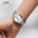 
Aiwochi Swiss brand IW watch men and women's mechanical watch fully automatic imported movement waterproof luminous couple watch pair [imported movement] 683 women's white - free engraving