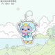 
Raincoat Meow If History Is a Group of Meows Cute Peripheral Keychain Headphones School Bags and Pendant Gifts 5cm D-shaped Button Pendant_A848--Raincoat Style- Oil