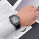 [Second-hand 99 new] Hublot/HUBLOT Soul BIG BANG series automatic machinery Swiss men's watch barrel type hollow waterproof luminous luxury goods 641.CI.7170.LR ceramics