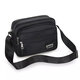 [Ausgewählt] Geldkollekte Umhängetasche Casual Crossbody Body Herrenbeutel Umhängetasche Business Brieftasche mehrschichtige koreanische Version Männer Y688 Upgrade Model + [Six Pocket Black]
