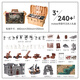 MOBEE PIRATE SHIP WARTE SOLDIER SOLDIER KINDER STYSets Big Boy Geburtstag 7-13 Jahre altes Spiel Model Sand Tisch Geschenk