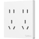 Socador de electricistas internacionales Diez hoyos 86 Tipo Panel de pared oculto Fuente de alimentación de alimentación Multi-hoyos Hogar de dos o tres plugas dobles de cinco orificios de diez hoyos [blanco]