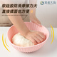 Fenghehai food-grade silicone fermentation bowl European bag fermentation basket fermentation artifact and basin household oven baking dough tool grapefruit color silicone lid (sealed fermentation is softer)