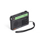 
Hanrongda 757 new aviation band radio DSP chip supports APP remote remote control digital channel selection and recording support memory card with flashlight elderly radio green backlight