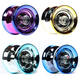 Yoyo Kinderspielzeug Special Yoyo Live Sleep Automatic Swing Yoyo Anfänger kaufen zwei plus eins [Hot Red + Rich Gold + Gradient Purple]
