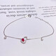 Eba natural pigeon blood red ruby bracelet 18K gold inlaid with diamond colored gemstone bracelet as a birthday gift for girlfriend 0.5 carat customized