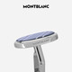 Montblanc MONTBLANC Oval Silver Cufflinks 116659 Color Bundle Men's Gift