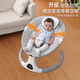 Beiyixiong Beeio Baby Liege 0-1 Jahre alte Baby-Schaukelstuhl Baby überreden Artefakt Elektro-Schaukelstuhl Neugeborene Geschenkbox Vollmond Geschenk Touchscreen Schlaflosen Shaker [Cartoon Grey]