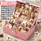 Dimanqi children's jewelry gift box set girl birthday princess jewelry toys milk coffee hair accessories 153 pieces New Year's gift
