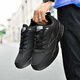 Delgadot Zapatos para hombres de gran tamaño Otoño e invierno Nuevo estilo más grande y gordo zapatos deportivos para hombres zapatos casuales para hombres zapatos de papá 4748 826 negro 39