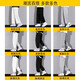 Foss Phil Casual Hosen neun Punkte weiße Toilettenhose Herren Frühling, Herbst und Winter Trendy Lose gerade Bodenhosen Sporthosen Trendy Brand 718-WK10-1 Grau 3xl [Vorgeschlagen 170-190jin [Jin gleich 0,5 kg]]