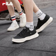 斐乐（FILA）官方川行鞋FOSSO男鞋复古帆布鞋新款休闲鞋 黑-BK 41