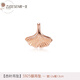Shaofan single pendant single pendant for women 999 necklace pendant without chain 18k rose gold color gold single temperament accessories S925 S999 temperament fishtail pendant-rose gold