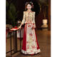 Xiuhe Family [Oriental Simple Sheer Style] Xiuhe Wedding Wedding Wedding 2025 Nouvelle robe de mariée Robe de mariée chinoise Xiuhe Wedding Dragon and Phoenix Gown New Chinese Style N-687 2xl