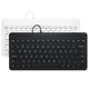 B.O.W Hangshi K-610 Wired Wireless Keyboard Business Office Keyboard Silent Home Desktop Computer Laptop Keyboard Wireless-[Girls Pink]