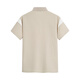 
Mark Waffe [Embroidery] Comfortable and breathable men's short-sleeved POLO shirt 25 spring and summer new casual trend base top 701 khaki L