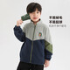 Zuoxi Children's Wear Children's Polar Fleece Jacket 2025 New Boys' Fleece Autumn and Winter Clothes with Boys' Tops Fashionable Navy Double-sided Polar Fleece Not Easy to Pill 150 Recommended Height of Around 150cm