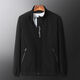 Donkey Fox Autumn Thin Men's Jacket Stand Collar 2024 New Top Spring and Autumn Casual Pilot Jacket D9980 Dark Gray 2XL 130-145Jin [Jin equals 0.5 kg]