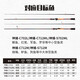 CRONY科尼路亚竿新款神捕枪枪柄直柄超轻碳素翘嘴鳜鱼竿虫竿泛用竿快调 2.03m /C682MH 枪柄2节