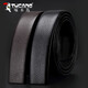 Woodpecker (TUCANO) belt men's genuine cowhide without head automatic buckle wear-resistant and durable pure cowhide belt body youth headless belt strip edged black belt body [width 3.5cm] 120cm [please contact customer service for extension]