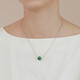 EMPHASIS Ai Feishi Yu series 18K rose gold malachite necklace 91395N pre-order 47 cm 47 cm