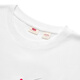 Levis [gleicher Stil im Einkaufszentrum] Levis Herren, der schwer gelegentlich gedruckte Kurzärärmel-T-Shirt White A9230-0001 s hat