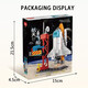 Zhisong [officiel] IE High-Difficulté ÉNORMES ÉNORMES BLOCS D'ÉTABLES SPACE ROCKET ROCKET Modèle Toys garçon 1er juin Aerospace 7 sets 691PSC Toys 8-12 ans 6-10 cadeau d'anniversaire 7-13
