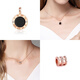 Feishengji Fat Donglai same style 18k gold pendant without chain, single pendant for women, silver necklace, color gold pendant, 18K rose gold color, S925 silver, Sansheng Youxing-rose gold