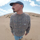 Vision Street Wear Oficial American Retro Mixing Jacquard Loose Round Neck Sweater Sweater para hombres y mujeres Beige M