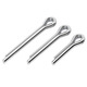 Tianzhuo Hardware 304/201 stainless steel split pin elastic hairpin pin bayonet shaft pin MM1M1.5M2M3M4M5-M10 M3*50 50 pcs 304