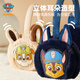 Paw Paw Team makes great contributions to children's warm earmuffs, plush ear protectors for boys and girls, cold-proof ear caps, cute ear warmers, dark blue
