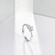 Saturday Fortune (ZLF) PT950 platinum ring women's three-dimensional flower ring size 12-2.98g