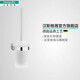 Hansgrohe Rutgers series frosted glass bathroom toilet brush holder